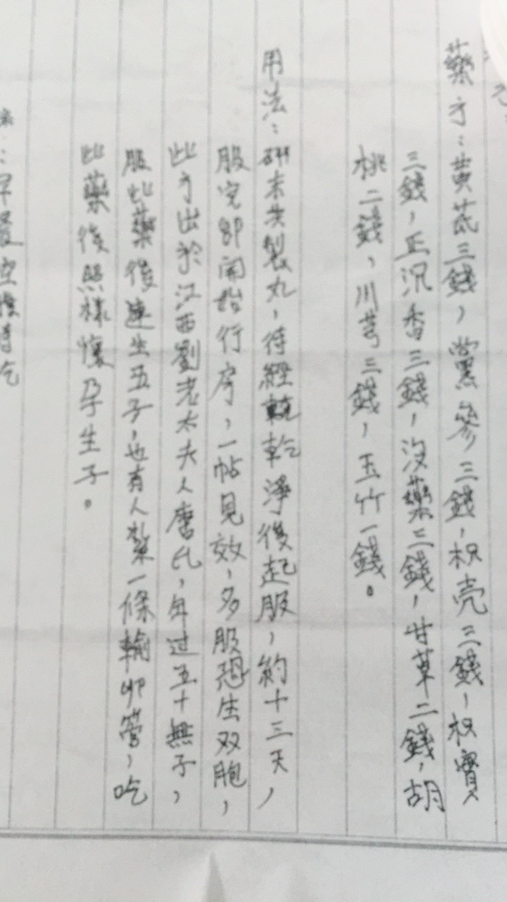 中藥方